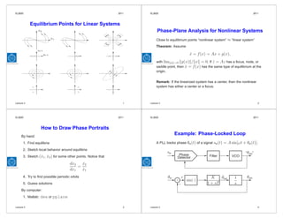 Phase plane analysis for pendulum ppt .pdf