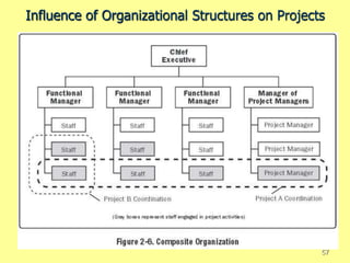 Influence of Organizational Structures on Projects
57
 