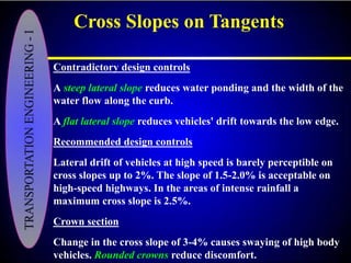 Elements of a Typical Cross-section of Road and Highway drainage | PPT