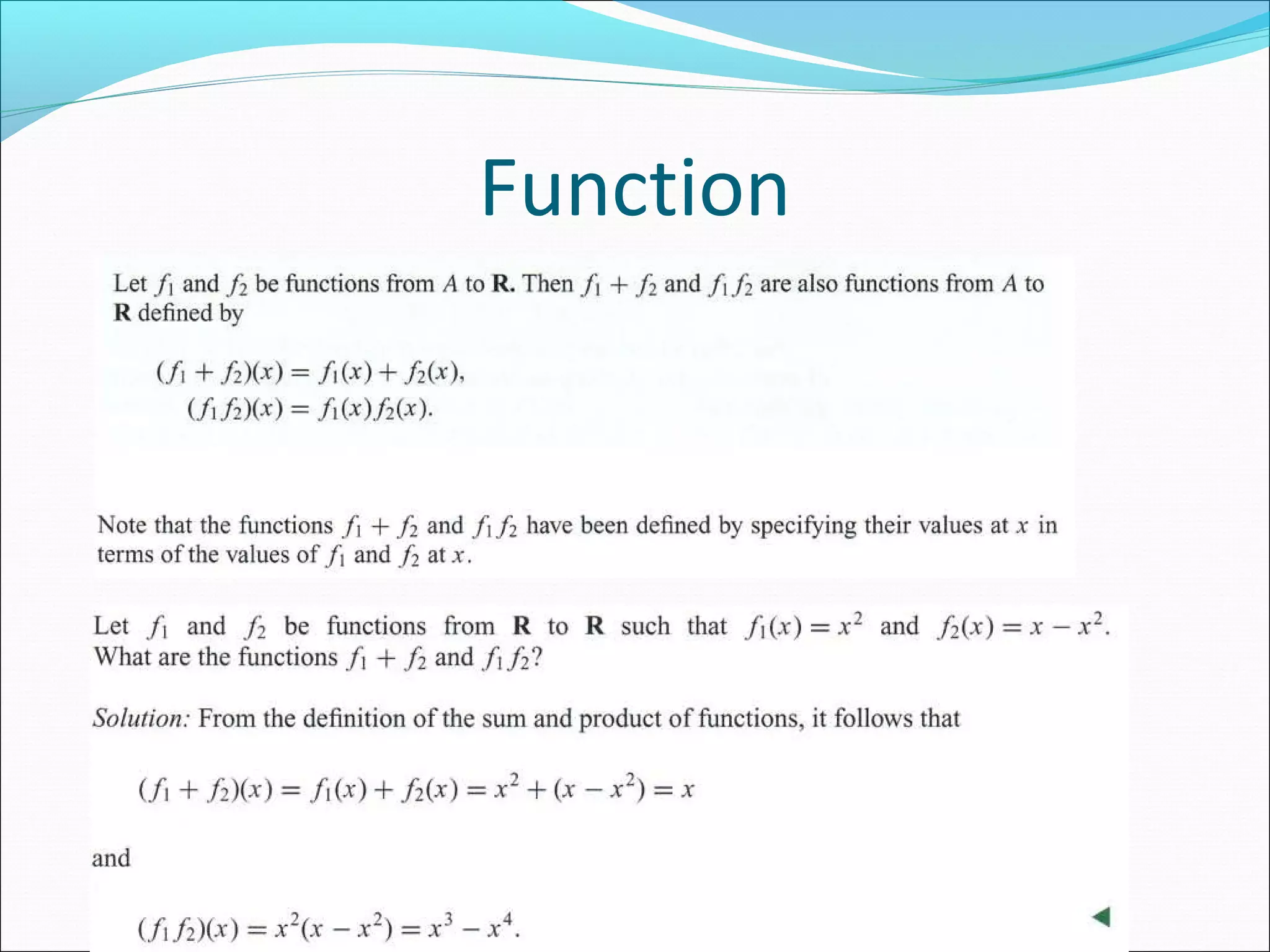 Function
 