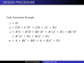 Lec 05 - Combinational Logic | PDF