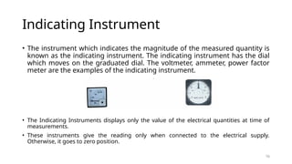 Contoh Indicating Instrument Instrumentation and Calibration Analysis | PPTX
