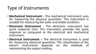 Instrumentation and Calibration Analysis | PPTX
