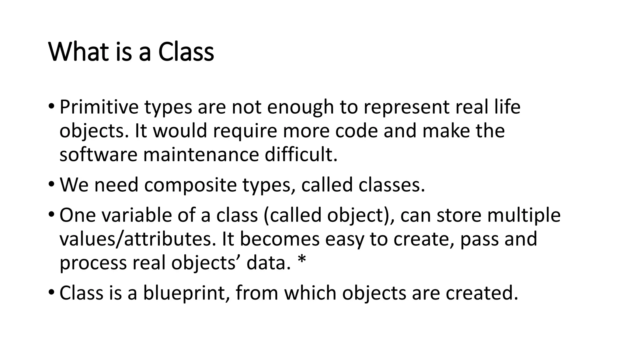 Lec05 class and object | PPT
