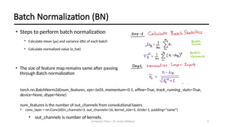 Convolutional block in a deep neural network | PPTX