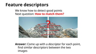 computer vision lecture 5 features extraction | PDF
