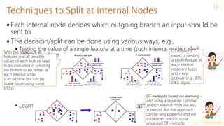 lecture notes about decision tree. Its a very good | PPTX