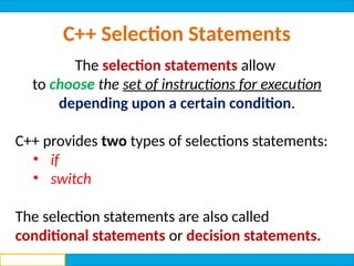 Control Statements and their use in C.pptx