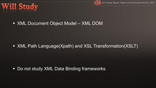 Processing XML | PPT
