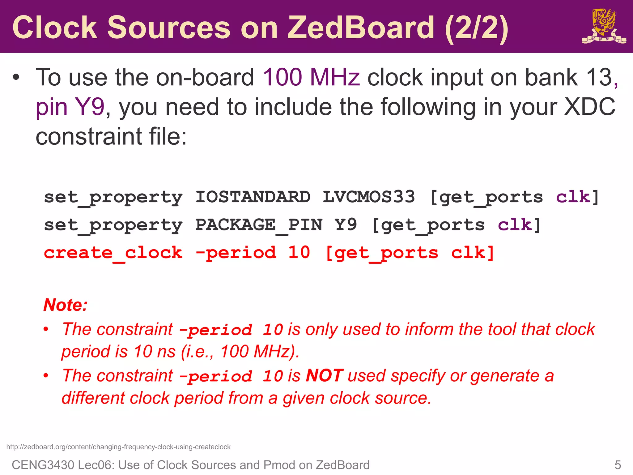 Clock Sources on ZedBoard.pdf