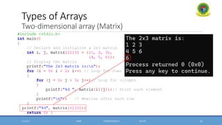 look ma, no for-loops: array programming with numpy... Understanding loops and array in programming | PDF