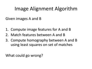 Computer Vision alignment | PPTX