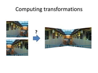 Computer Vision alignment | PPTX