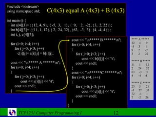 Computer Programming- Lecture 9 | PPT