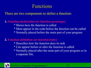 Computer Programming- Lecture 9 | PPT