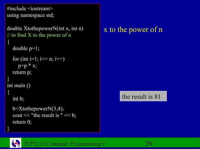 Computer Programming- Lecture 9 | PPT