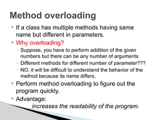 Comprehensive Guide to Object Oriented Programming Concepts in Java | PPTX