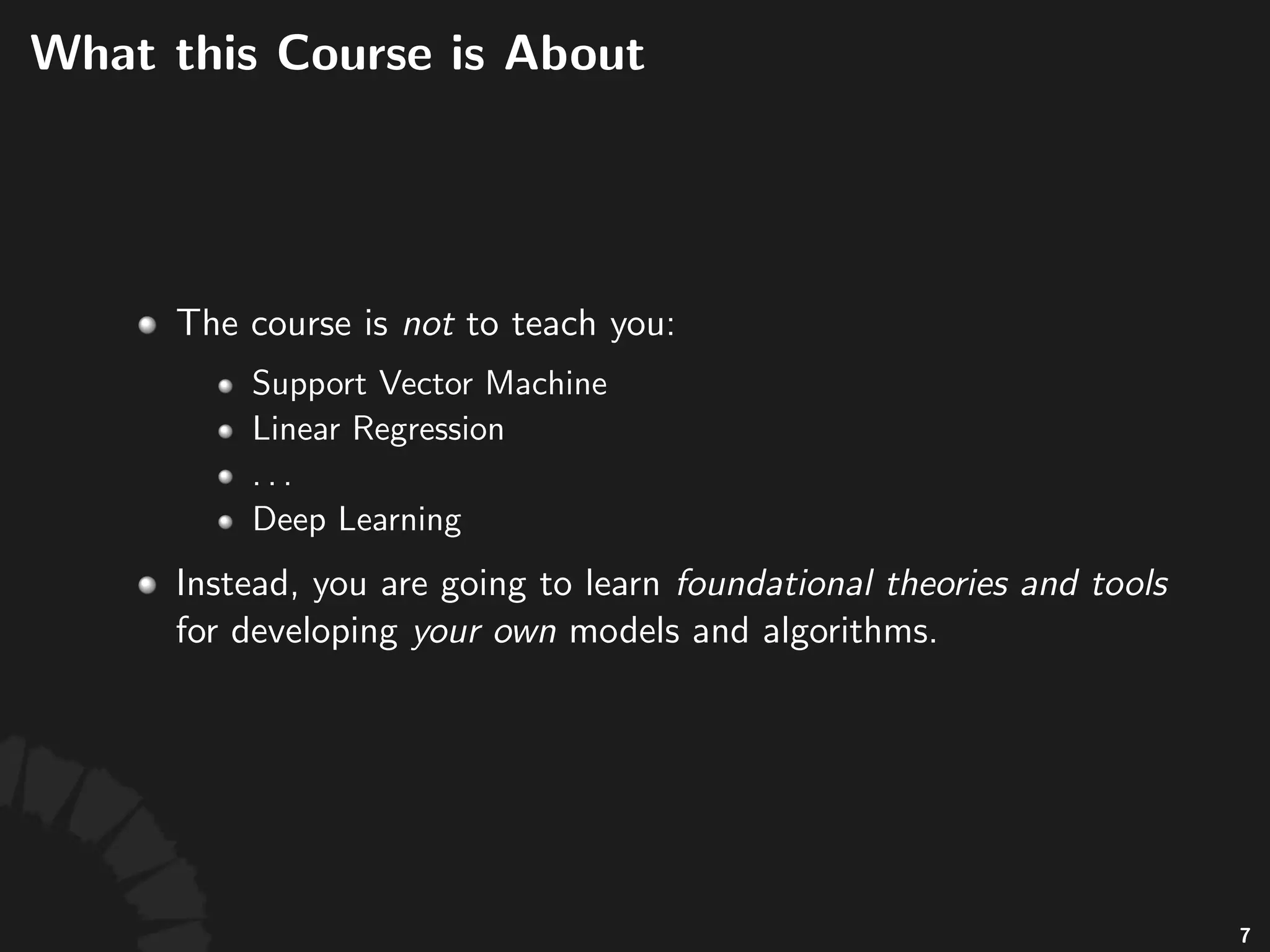 Machine Learning Tasks
• Classiﬁcation
• Regression
• Clustering
• Dimension Reduction
• Density Estimation
8
 