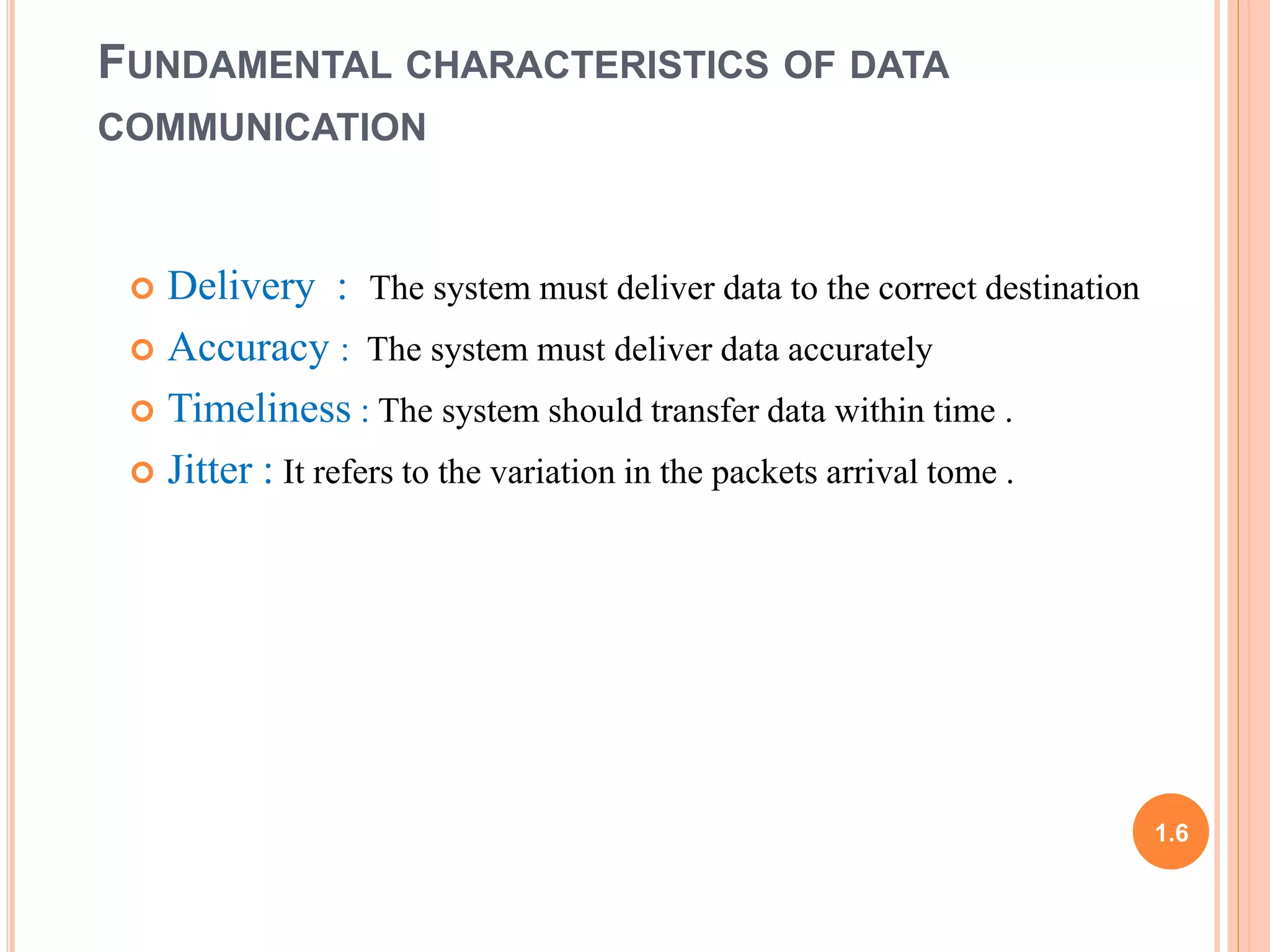 Lec1 :- Data communication and network | PPTX