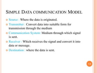 Lec1 :- Data communication and network | PPTX