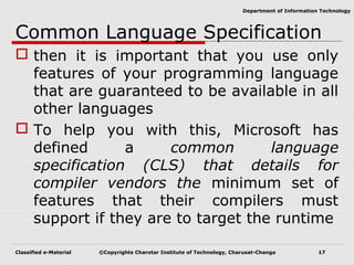 Introduction to .NET Framework | PPT