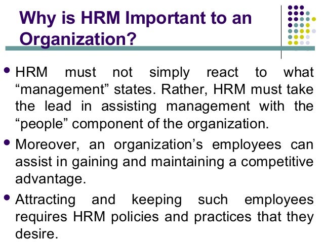 Human Resource Imperative For Organizations