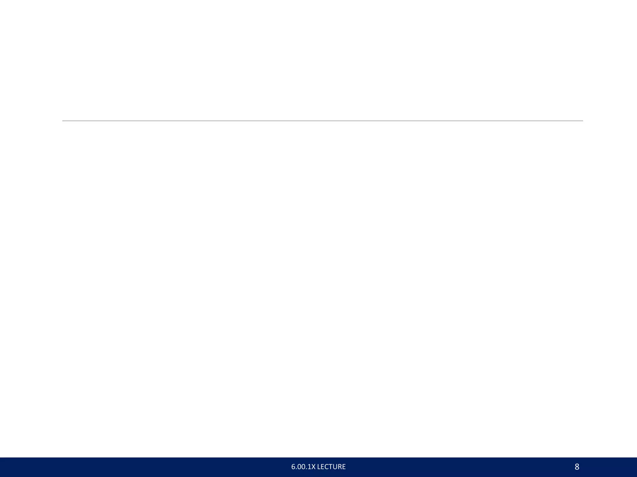 MITx 6.00.1x Introduction to Computer Science and Programming Using ...