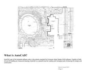 Intro to AutoCAD | PPTX