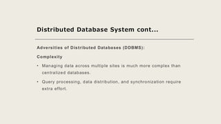 Distributed Database System in English and Amazing | PDF