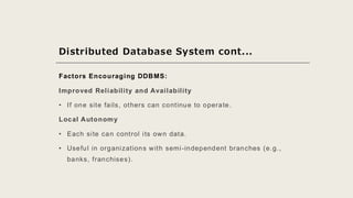 Distributed Database System in English and Amazing | PDF