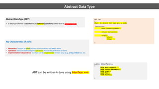 Data structures complexity analysis course | PPTX