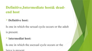 Parasitology. info about parasites and | PPTX