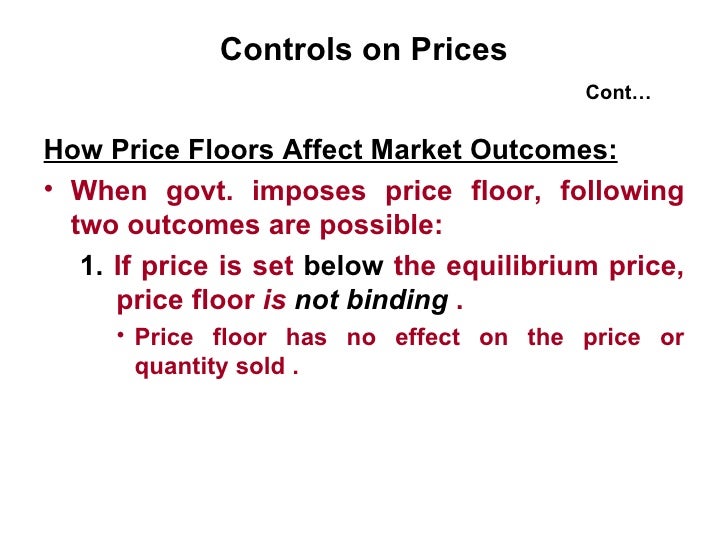 Supply Demand Government Policies