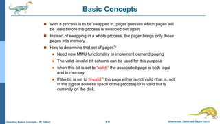 advanced operating systems chapter 9 virtual memory | PPT