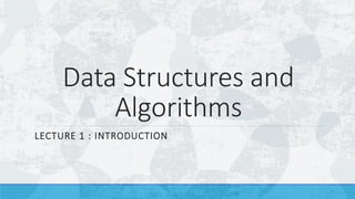 Lec 1 - Introduction to data structure in a simple way | PDF