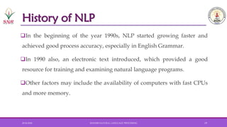 Introduction to Natural Language Processing | PDF