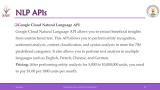 Introduction to Natural Language Processing | PDF