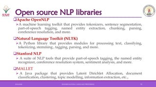 Introduction to Natural Language Processing | PDF