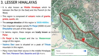 Lec 1 - Physiography of Jammu and Kashmir - General Knowledge About ...