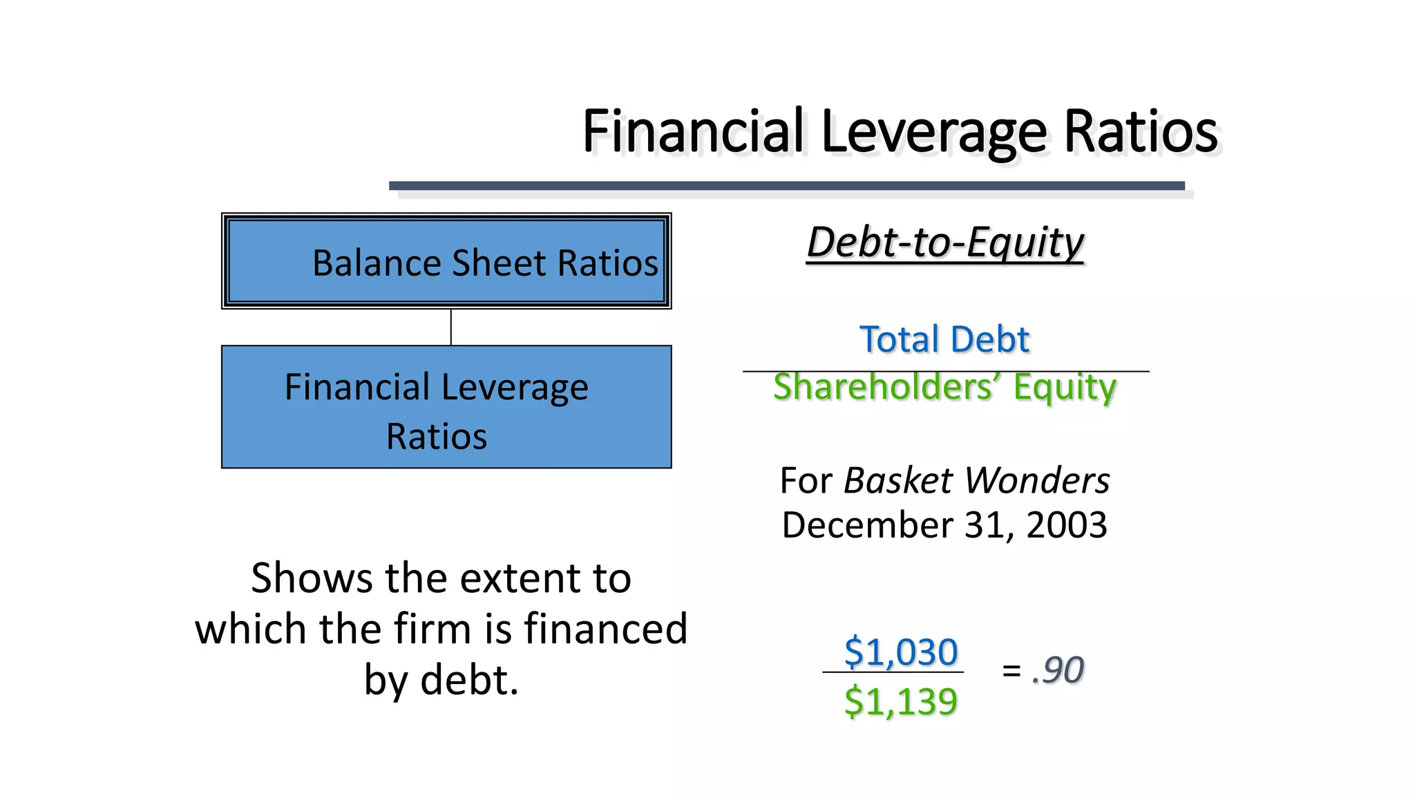 Lec10 11 financial ratio analysis | PPTX