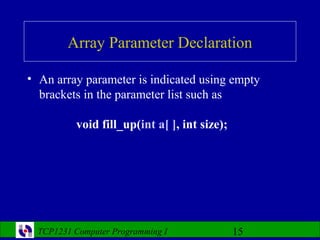 Computer Programming- Lecture 10 | PPT