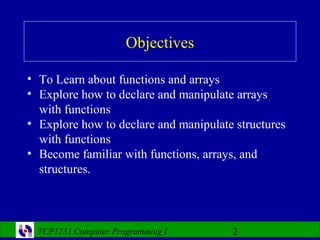 Computer Programming- Lecture 10 | PPT
