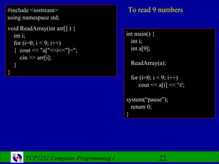 Computer Programming- Lecture 10 | PPT