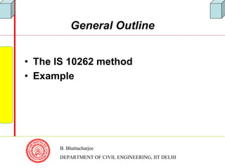 Is Code 10262 design mix for concrete as per is 10262 | PDF