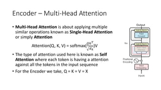 Lecture - 10 Transformer Model, Motivation to Transformers, Principles ...