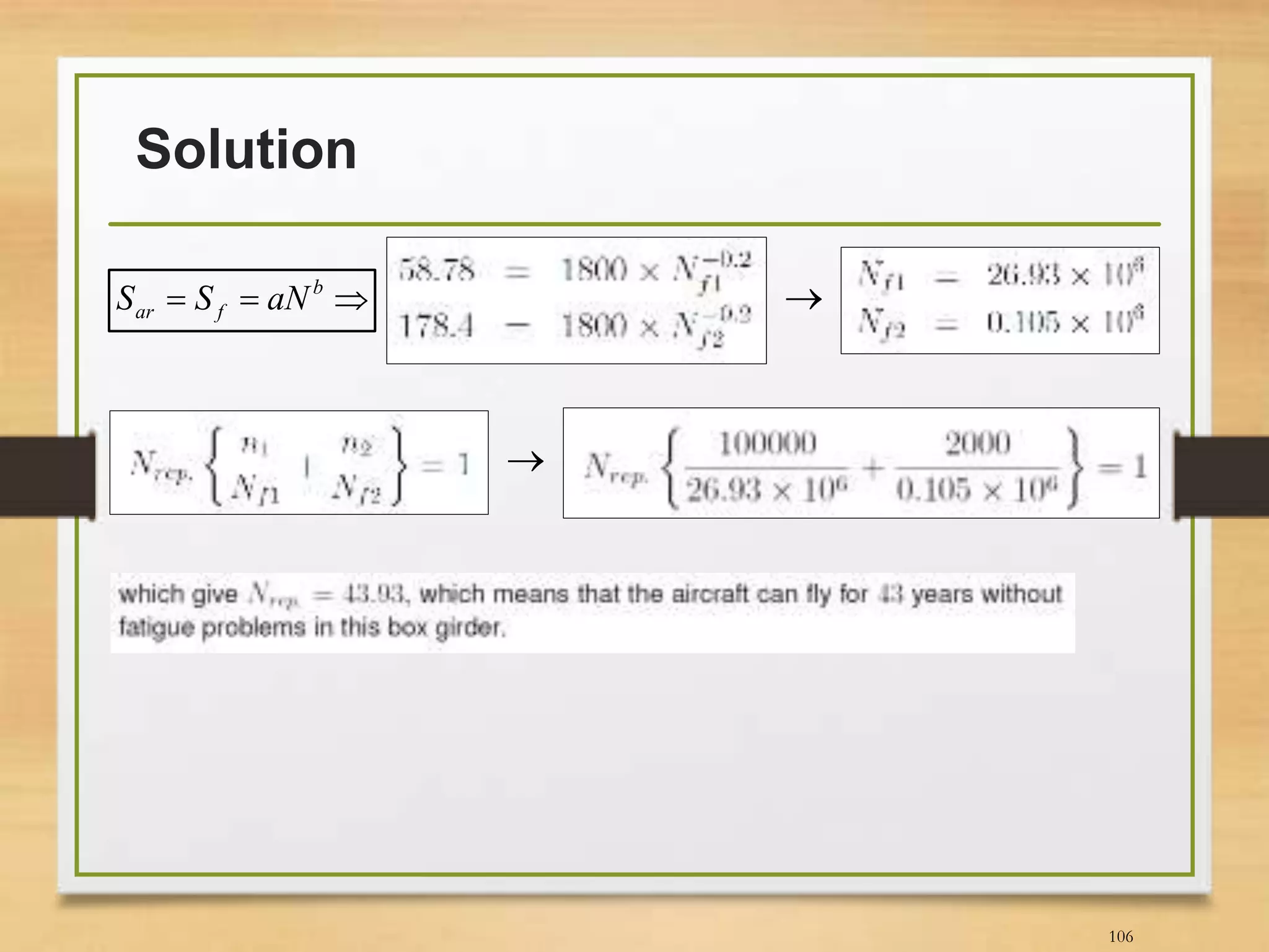 Solution
106
 b
far aNSS 

 