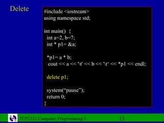 Computer Programming- Lecture 11 | PPT