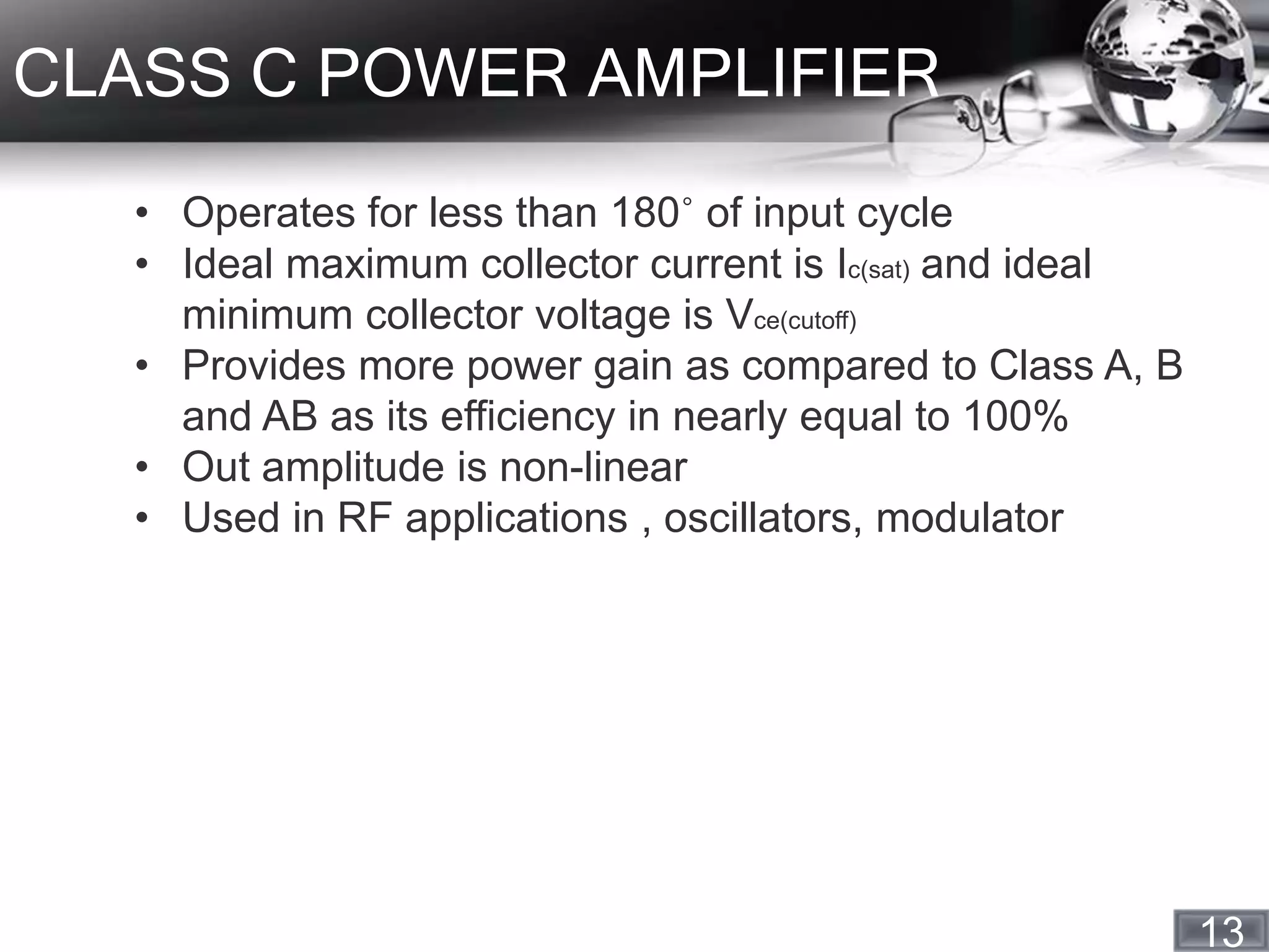 Lec11 Power Amplifiers | PPT