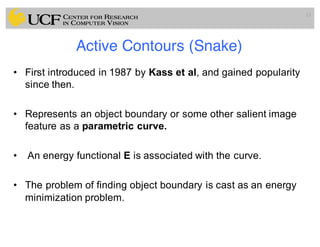 Lec11: Active Contour and Level Set for Medical Image Segmentation | PDF