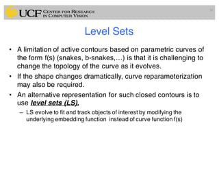 Lec11: Active Contour and Level Set for Medical Image Segmentation | PDF